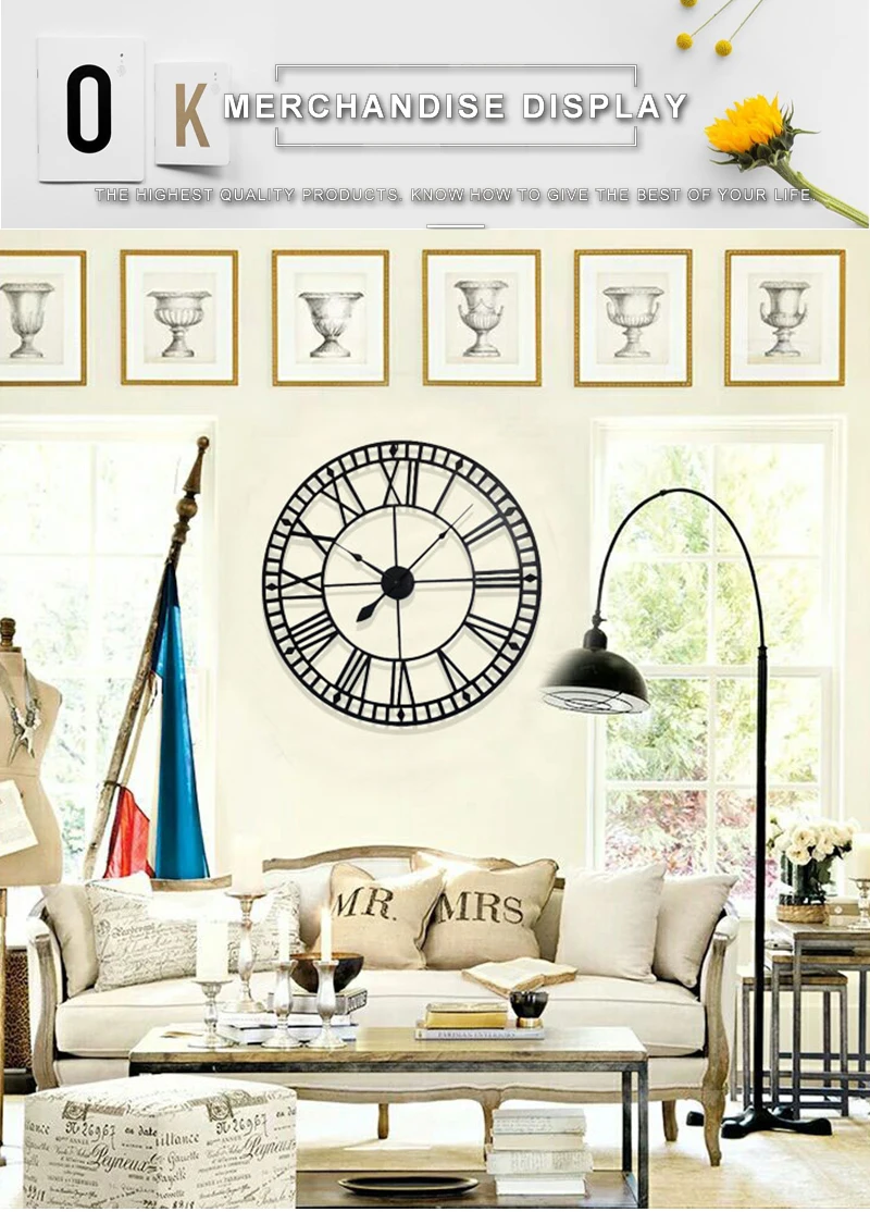 big clock wall mirror wall clock (17)