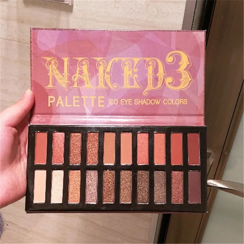 

Nake Professional Eye Shadow Cosmetic Matte Smoky Make Up Set Eyeshadow Palette Shimmer Mineral Powder 20 Colors Waterproof