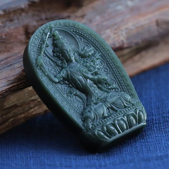 

Exquisite Jade Guanyin Pendant e1#
