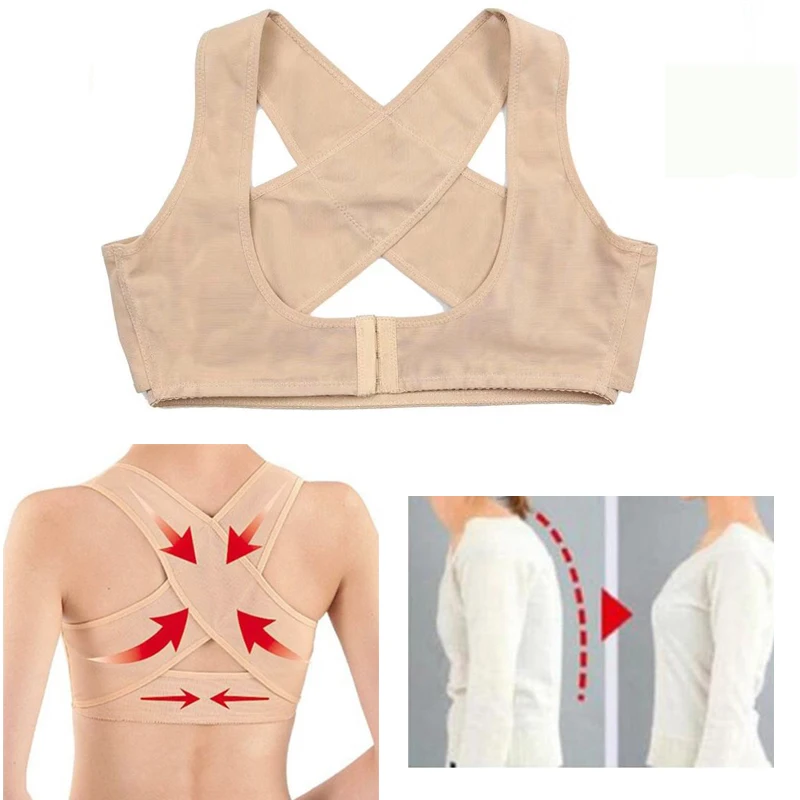 

Adjustable Brace Posture Corrector Women Relieves Upper Back Shoulders Pain Corrects Bad Posture Support