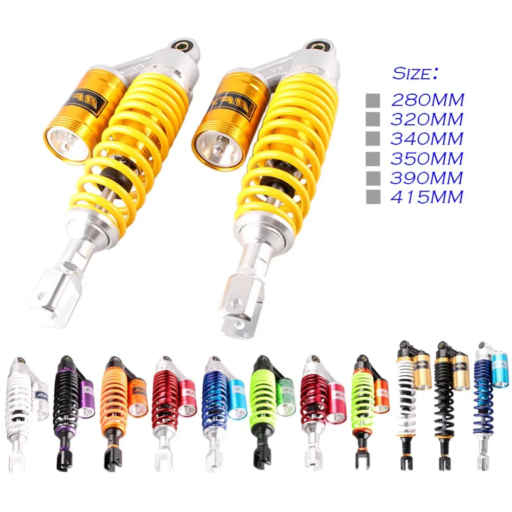 280mm 320mm 350mm 390mm 415mm Motorcycle Scooter Adjust Damping