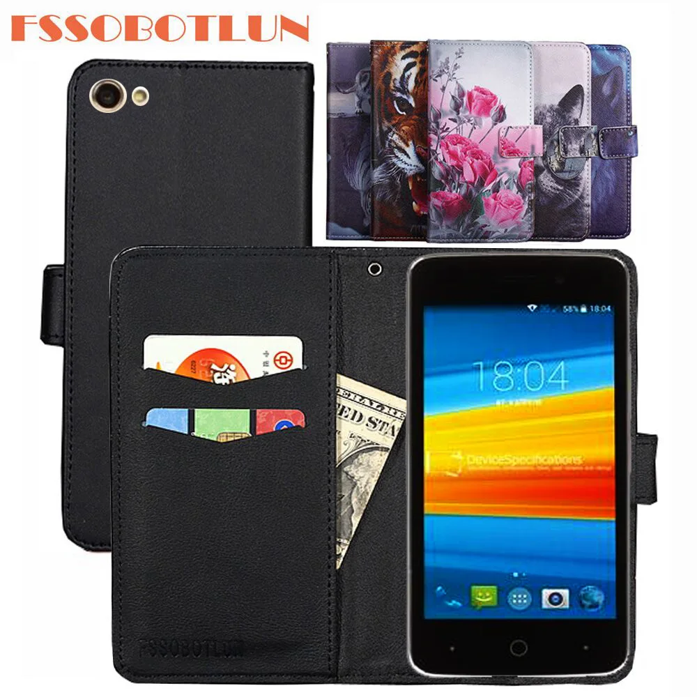FSSOBOTLUN For DEXP Ixion X245 Rock mini Case PU Leather Retro Flip Cover Magnetic Fashion Wallet Kickstand Strap | Мобильные