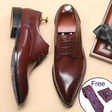 Men genuine leather shoes business dress suit shoes men brand Bullock leather black wedding mens shoes black brown Phenkang 2019 цена Men genuine leather shoes business dress suit shoes men brand Bullock leather black wedding mens shoes black brown Phenkang 2019 цены онлайн