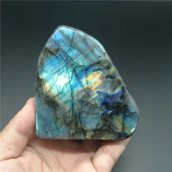 

410g Natural Labradorite Crystal Rough Polished From Madagascar LA2015