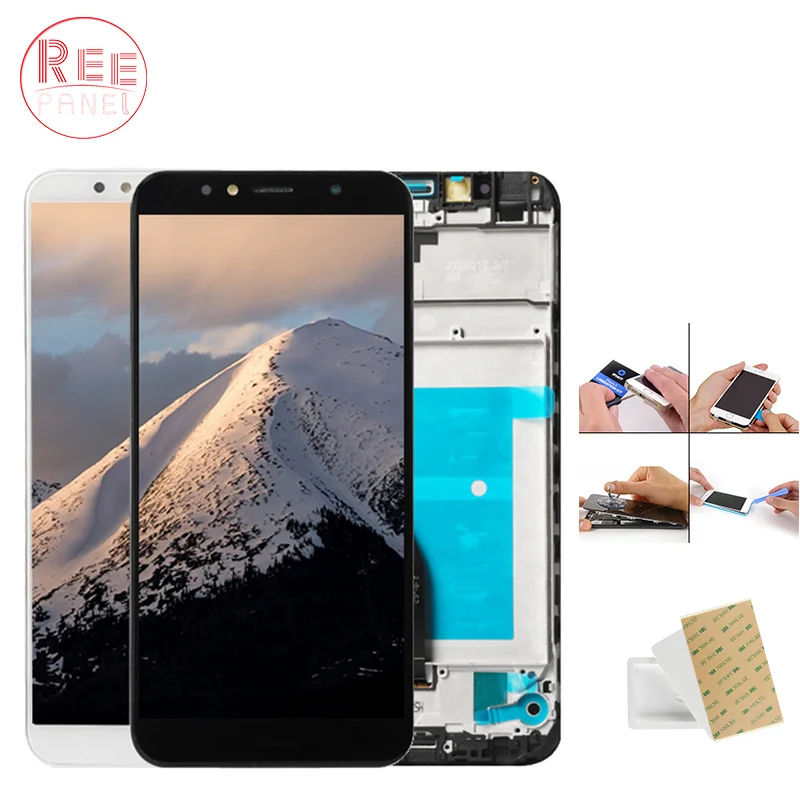 5 7 ''ЖК дисплей Дисплей для huawei Y6 2018 Сенсорный экран планшета Ассамблеи ATU L11 L21