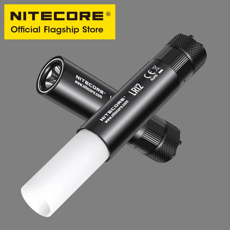 NITECORE LR12 ультра яркий мини-фонарик два в одном кемпинг прожектор многоцелевой фонарик