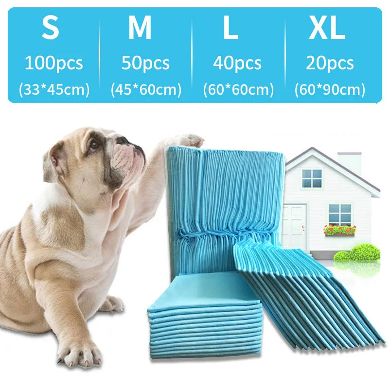 

Dog Training Urine Pad Super Absorbent S-XL Size Pet Diapers Dogs Cats Cleaning Tools Pet Dog Nappy Antibacterial Deodorizing