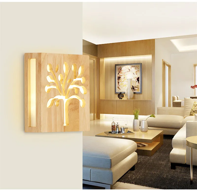 Wood Wall Light 11