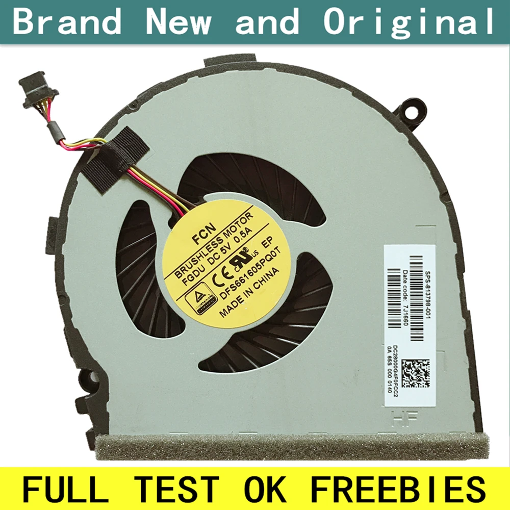 

New laptop CPU cooling fan Cooler Notebook PC for HP 17-n102nf 17-n107tx 17-n103ur 17-n102nn 17-N011NR DC28000G4F0 17-n112tx