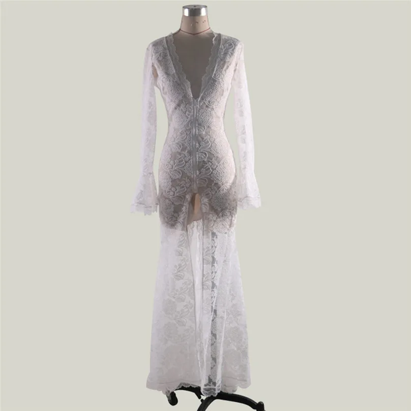  summer dress 2019 Sexy Womens Long Party Dress Sleeve V-Neck Mermaid Bodycon Cocktail Prom Gown Dress Vestidos #4F18 (5)