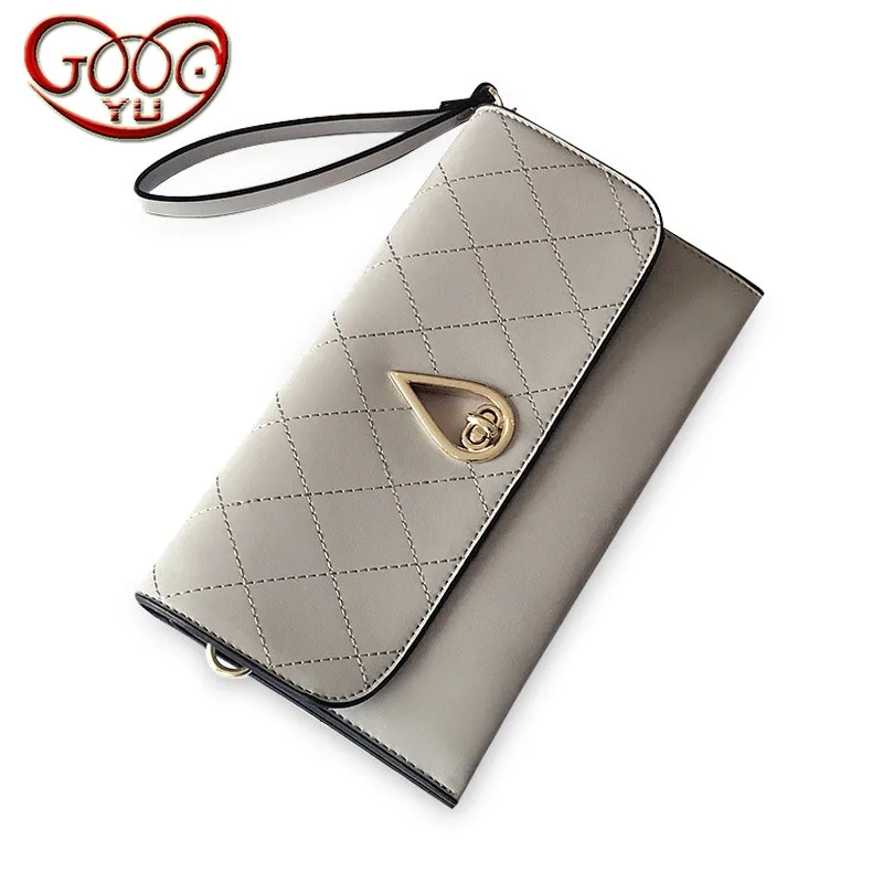 

Ladies Plaid fashion chain Messenger small square high quality PU leather cross section square envelope clutch bag