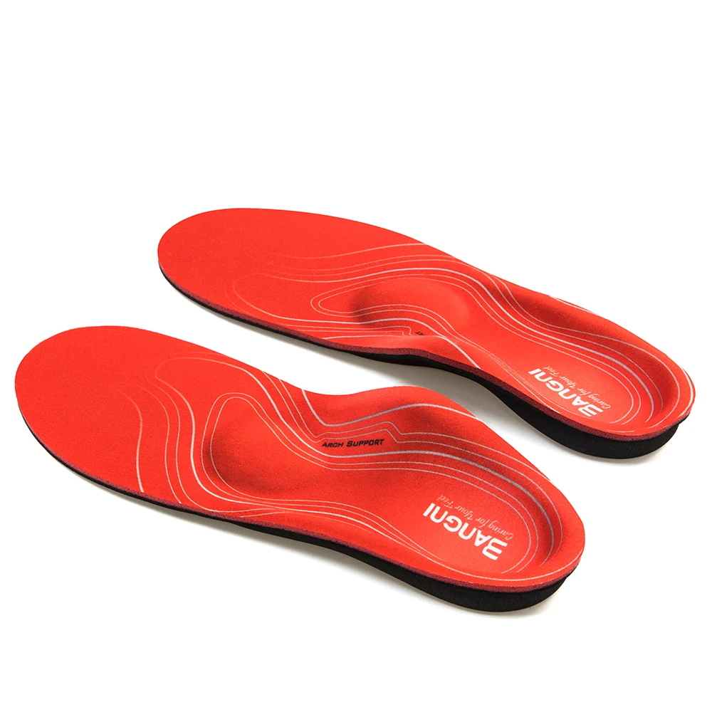 Kopen 3ANGNI Ernstige Platte voeten inlegzolen Orthopedische Arch Ondersteuning Inserts Orthopedische Schoenen Inlegzolen Hielpijn Fasciitis Plantaris Mannen Vrouw