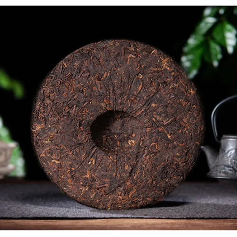 Китайский настоящий 2010 yr Юньнань спелый чай пуэр 357 г Menghai похудение Pu er чай завод пуэр торт Пуэр чай зеленая еда