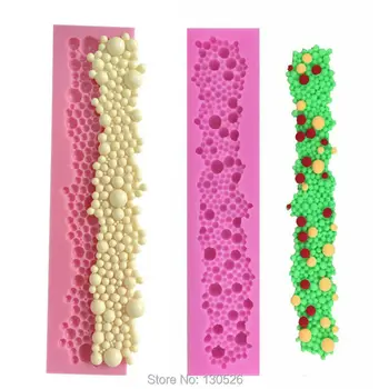 

Cake Decorating Tools Pearl Around 3D Silicone Fondant Mold For Cake Decor Baking Mold Christmas Moule Baking Chocolate Silicone