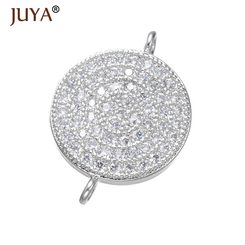 Jewelry Making Supplies Copper Inlay Cubic Zirconia Rhinestone