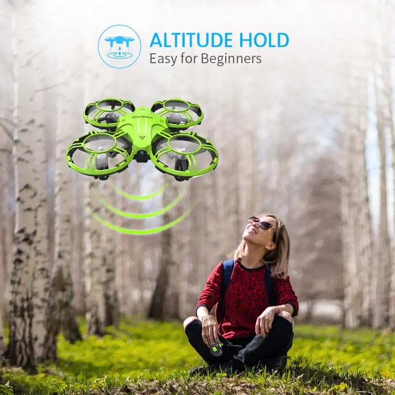 Eachine E016H Мини высота удерживайте Безголовый режим 8 минут время полета 2,4G RC Дрон Квадрокоптер RTF RC вертолет для детей VS S9HW H49