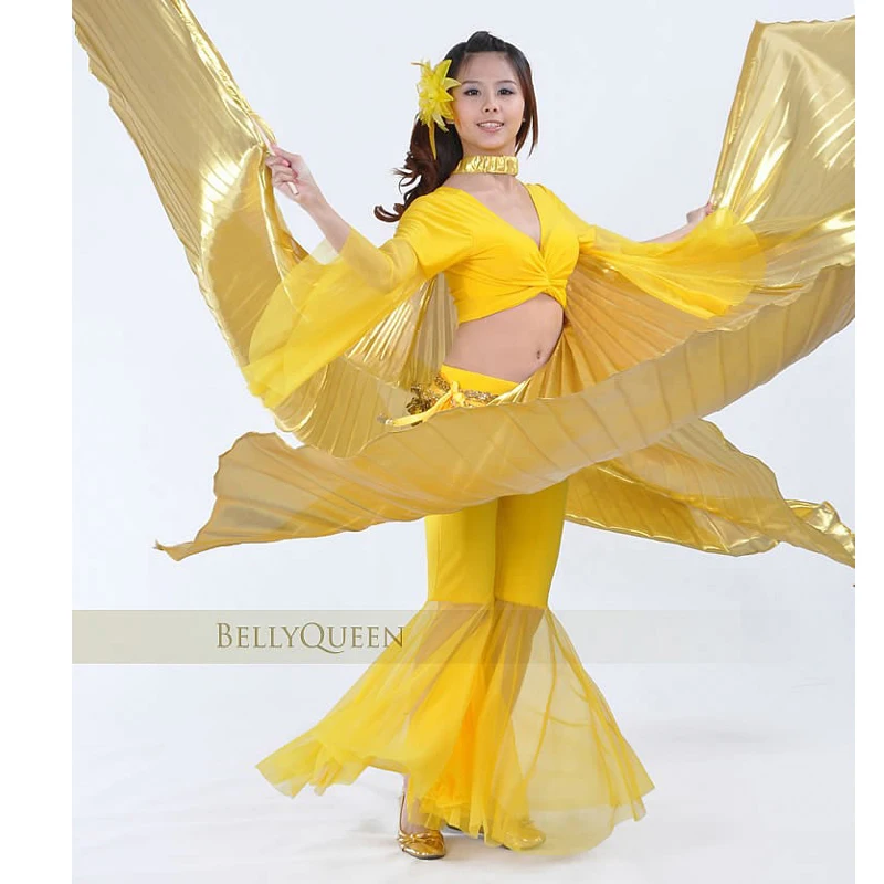 Костюм для танца живота открытые крылья Исиды золото/серебро|isis wings|belly dance costumesisis