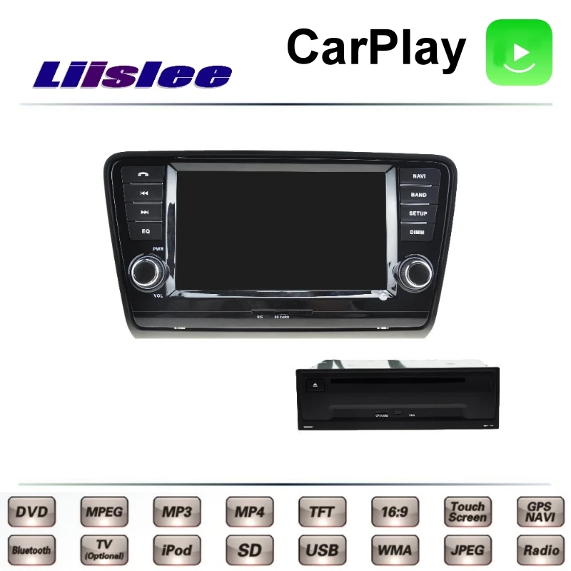 Для Skoda Octavia MK3 5E A7~ LiisLee Автомобильный мультимедийный телевизор DVD gps Радио Carplay стиль навигация Navi