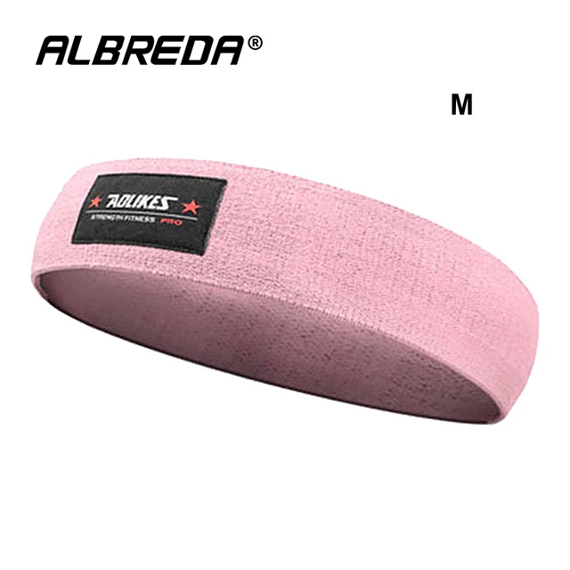 ALBREDA мужские и wo мужские Эспандеры для хип-хопа эластичные ленты для упражнений на ноги для спортзала, йоги, растяжки, тренировок, фитнеса, тренировки AFE347 - Цвет: PinkM