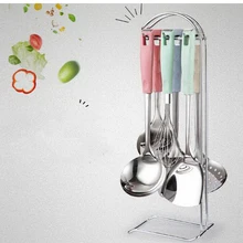210207/Comfortable grip/Cookware Sets/Kitchen utensils set/Stainless steel spatula set /thickening long handle/