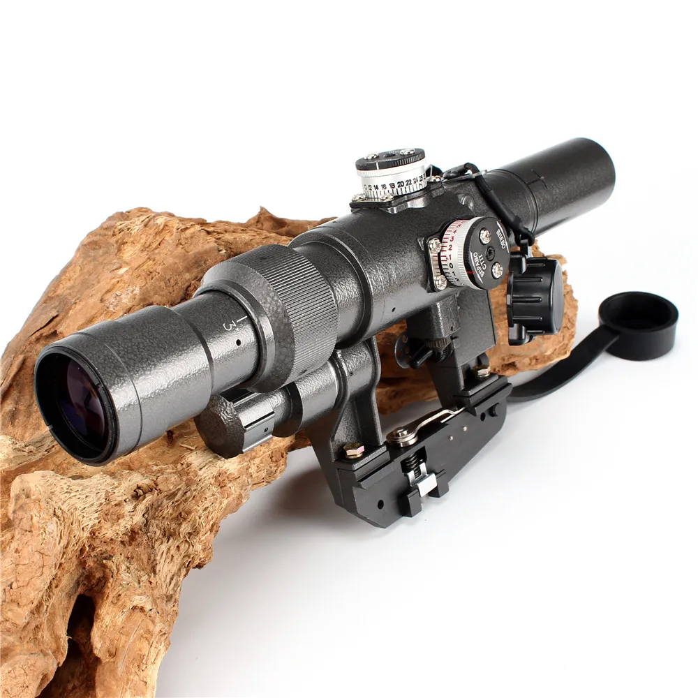 Ohhunt SVD 3 9X24 прицел Красная светящаяся сетка Tcatical оптические прицелы прицела