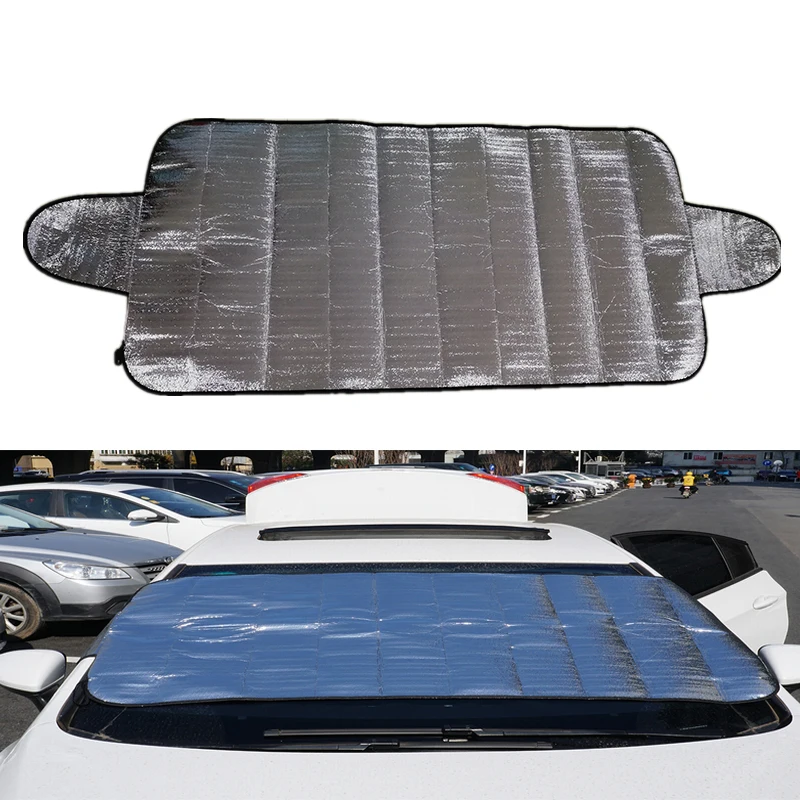 

MALUOKASA 1PCS Car Windscreen Cover Anti Ice Snow Frost Shield Dust Protection Heat Sun Shade Ideally for Front Car Windshield