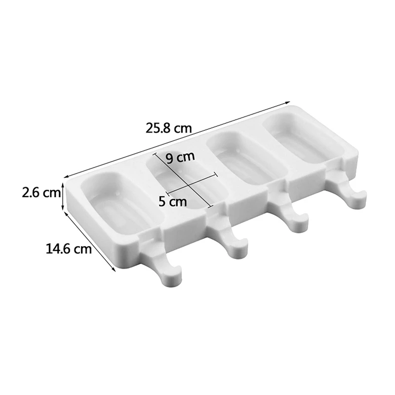 UPORS 4/8 полости Popsicle силиконовые формы многоразовые пищевого класса силиконовые формы для мороженого BPA бесплатные лотки для крема DIY кухонные инструменты