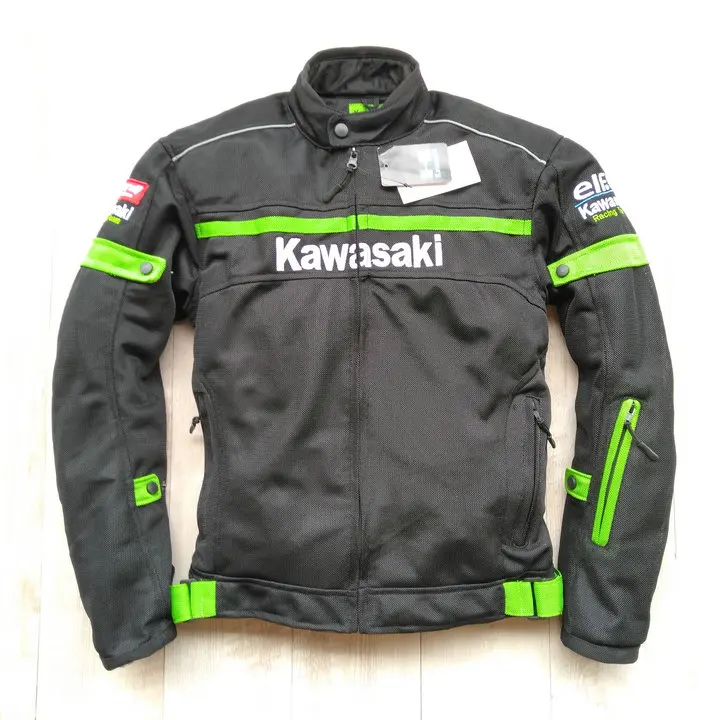 

Motocross Jackets For KAWASAKI Motorcycle Jersey Protective Summer Jacket Mens