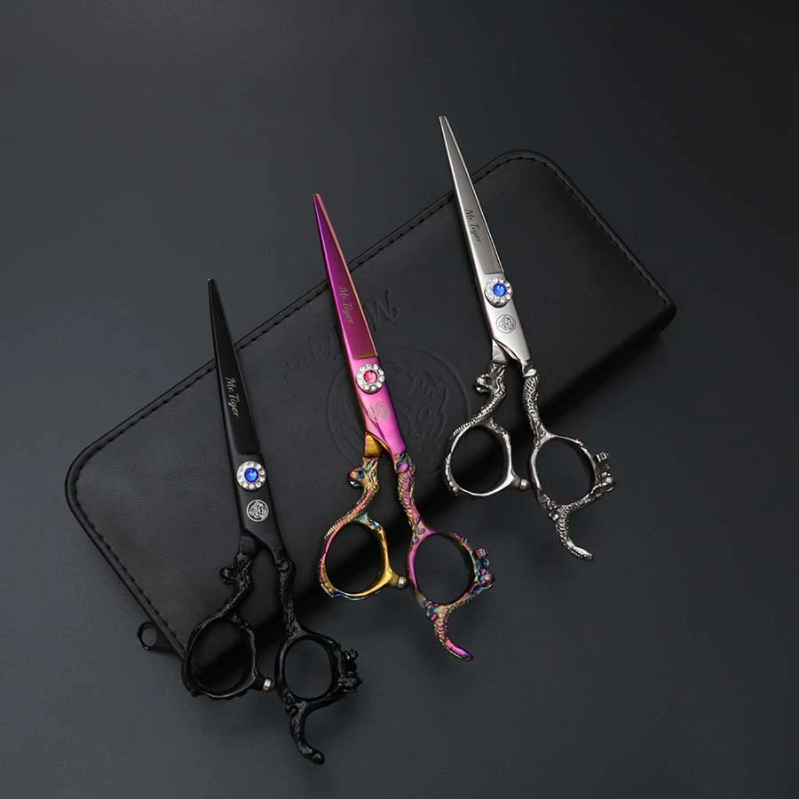6 0 Ciseaux De Coiffeur Professionnels Ciseaux De Coiffure Ciseaux De Coupe De Cheveux Ciseaux Amincissants De Coiffeur Outils De Salon De Coupe De Cheveux Aliexpress