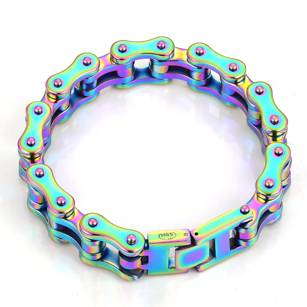 Cycolinks Mens Rainbow Bracelet