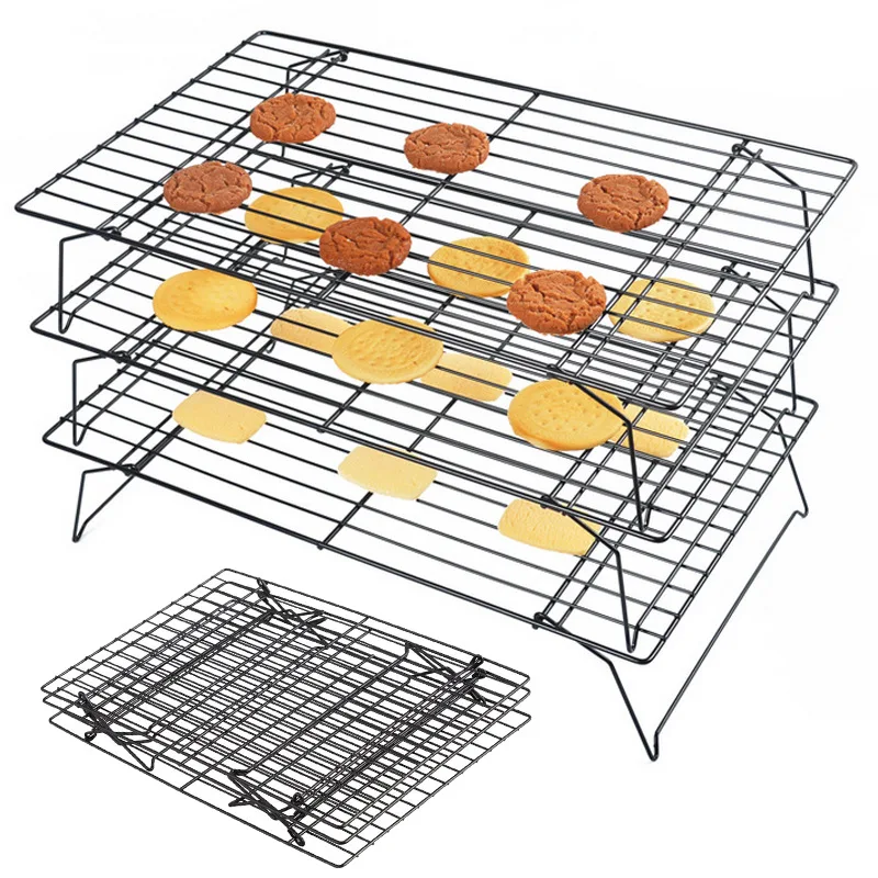 Антипригарная охлаждающая подставка из нержавеющей стали охлаждающая решетка противень для выпечки печенья/пирога/хлеба/торта стойка для выпечки Новое поступление горячая распродажа