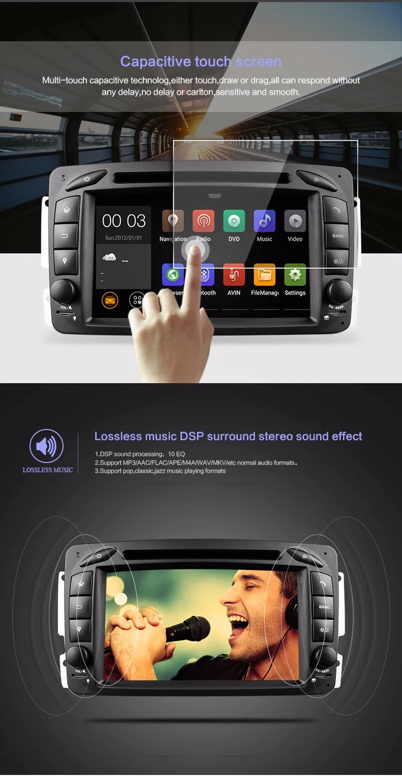 Clearance Android 5.1 CAR DVD PLAYER For Benz W209 W203 W168 M ML W163 W463 Viano W639 Vito Vaneo GPS Radio 16G ROM 1024*600 support DAB+ 1 Clearance Android 5.1 CAR DVD PLAYER For Benz W209 W203 W168 M ML W163 W463 Viano W639 Vito Vaneo GPS Radio 16G ROM 1024*600 support DAB+ 1