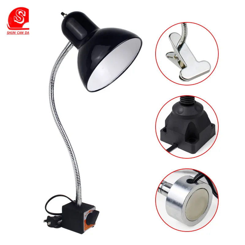 Flexible LED Light Table Desk spot Lamp Adjustable switchable magnet base