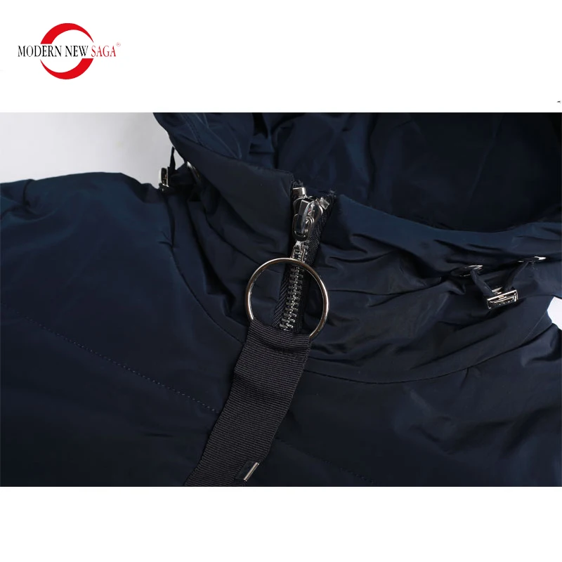 MODERN NEW SAGA Women Clothing Female Winter Coat Warm Hooded Jacket Thickening Cotton Padded Coat Fashion Parkas Outwear