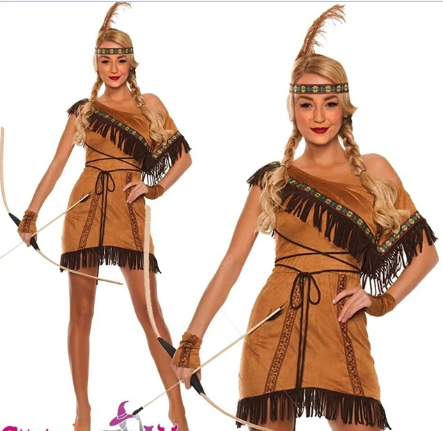 Sexy Cosplay Envio De La Gota Venta Caliente Virginal Indio Del Traje De La Princesa Cherokee Princesa Traje Adulto En Disfraces Sexy De Mujer De La Novedad Sexy Cosplay Envio De La Gota Venta Caliente Virginal Indio Del Traje De La Princesa Cherokee Princesa Traje Adulto En Disfraces Sexy De Mujer De La Novedad