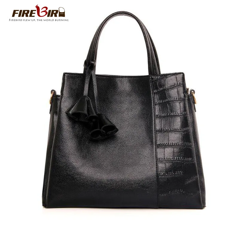 

FIREBIRD!Luxury Brand design Women leather handbags Alligator Genuine Leather Tote bag Socialite female crossbody bag FN294