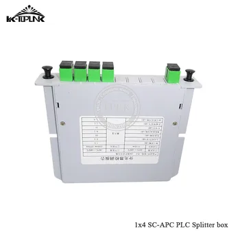

5pcs FTTH PLC Splitter 1*4 SC-APC Cassette box 1*4 splitter Fiber Optical Cassette Box CATV FTTH Card Inserting Module wholesale