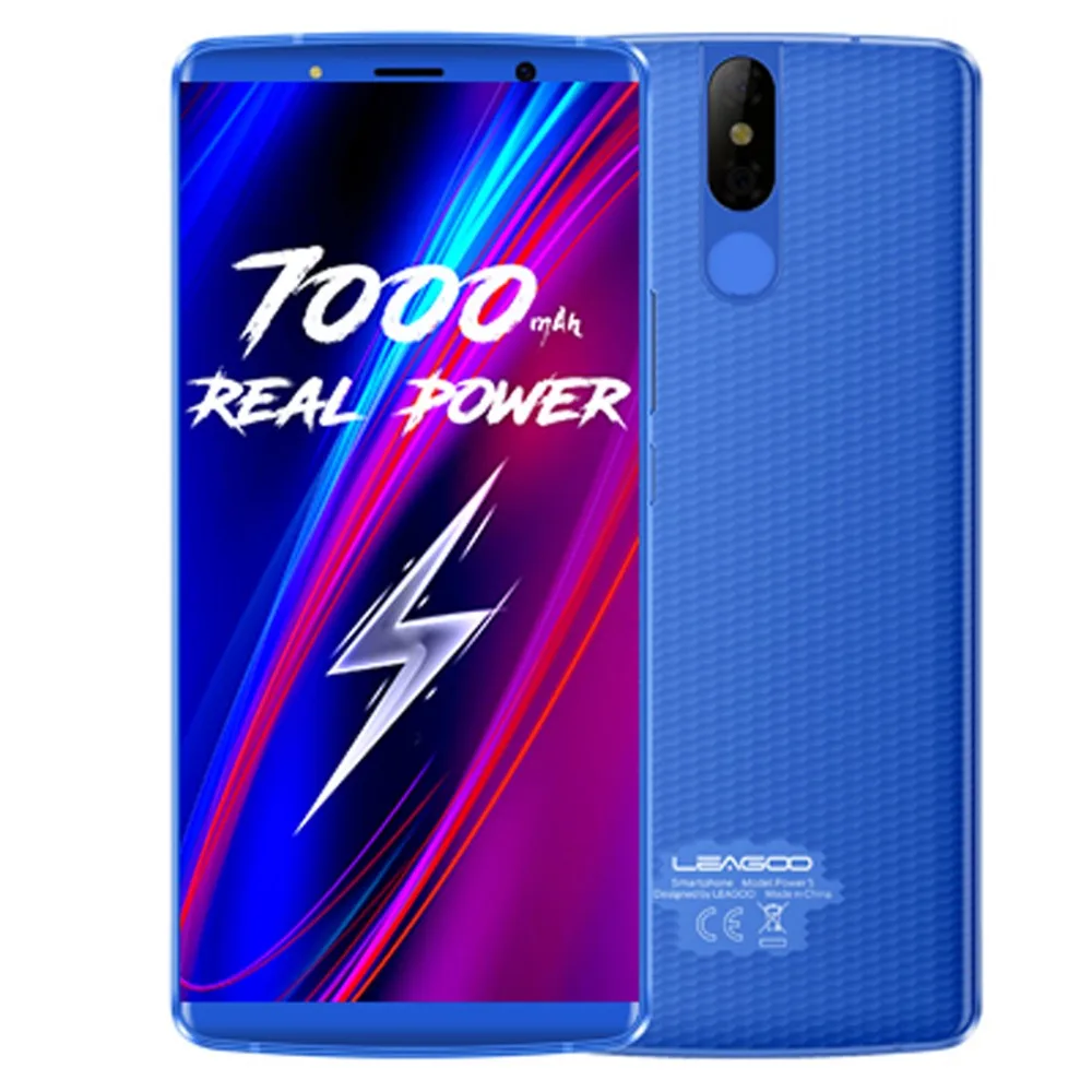 LEAGOO Мощность 5 6 Гб 64 Беспроводной заряжать телефон 99 &quotFHD + безрамочный экран с ips