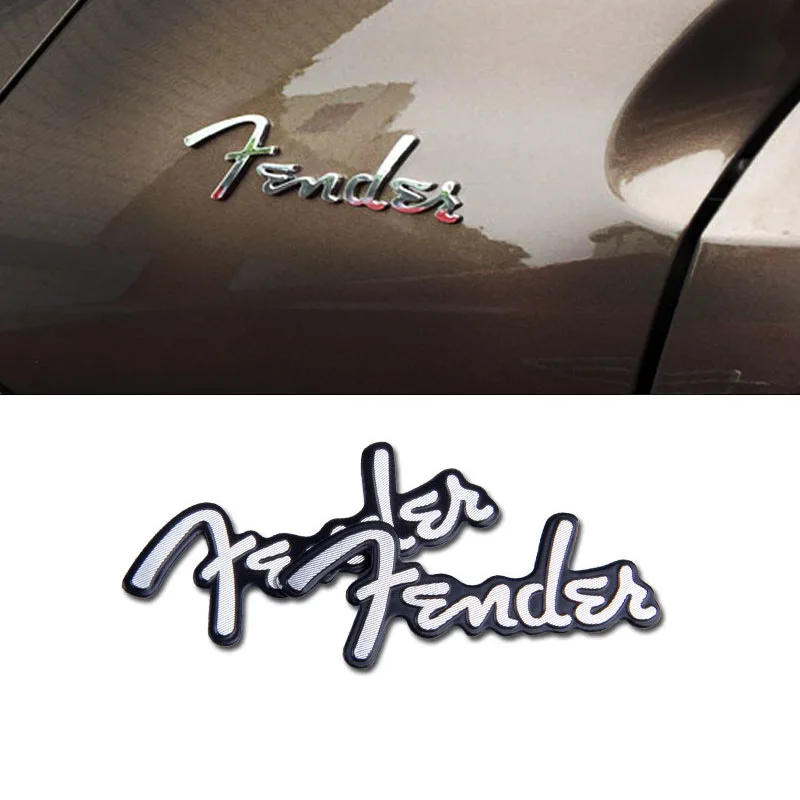

For VW Beetle Audio Stereo Speaker Fender Sticker Label Guitar Decals Car Accessories