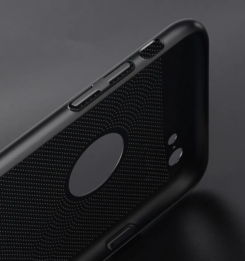 Ultra Slim Phone Case For iPhone 6 6s 7 8 Plus Hollow Heat Dissipation Cases Hard PC For iPhone 5 5S SE Back Cover Coque X S MAX Ultra Slim Phone Case For iPhone 6 6s 7 8 Plus Hollow Heat Dissipation Cases Hard PC For iPhone 5 5S SE Back Cover Coque X S MAX