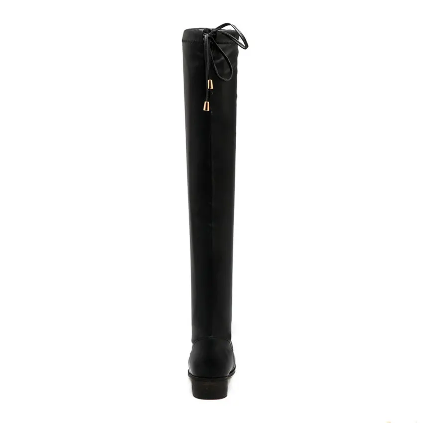 Talons Pointu De Mode À Bottes 34 Sélections Bout Qutaa 2017 Black Taille Hauts Slip Scrub Haut Toutes Troupeau Sur Les Pu Carré Femmes gris Genou 43 Le black WZwqz17wa
