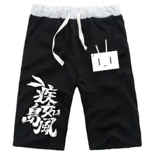 Аниме Kantai коллекция Shimakaze прямые шорты по колено хлопок повседневные пляжные короткие штаны для фитнеса тренировочные штаны с карманами брюки