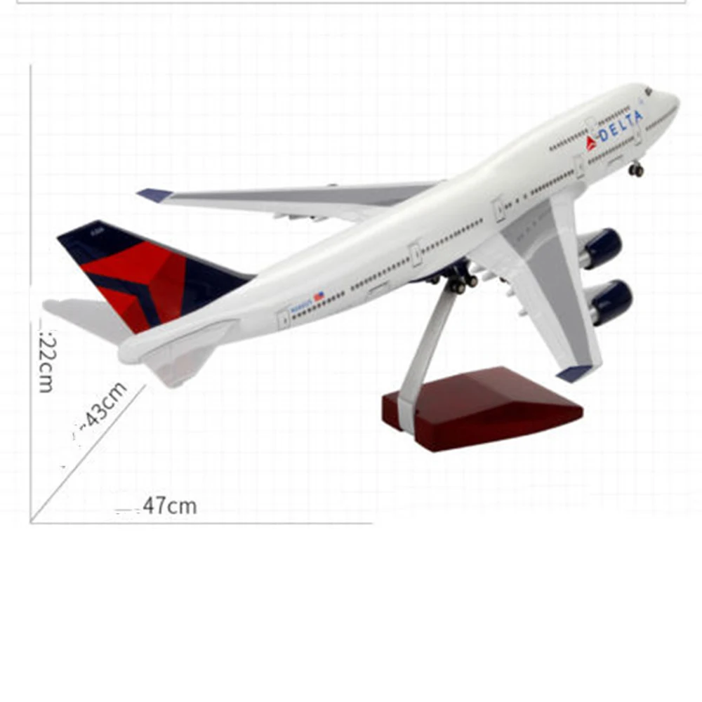 Игрушки для детей масштаб 1:150 литые самолеты Delta Air коллекция моделей Боинг 747