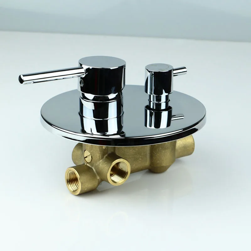 Vidric Solid brass wall mounted mixed water valve dual function hot and