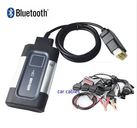 

201503R3 keygen for autocom cdp pro with bluetooth obd2 car truck diagnostic tool obd scanner with nec relays +8 pcs car cable