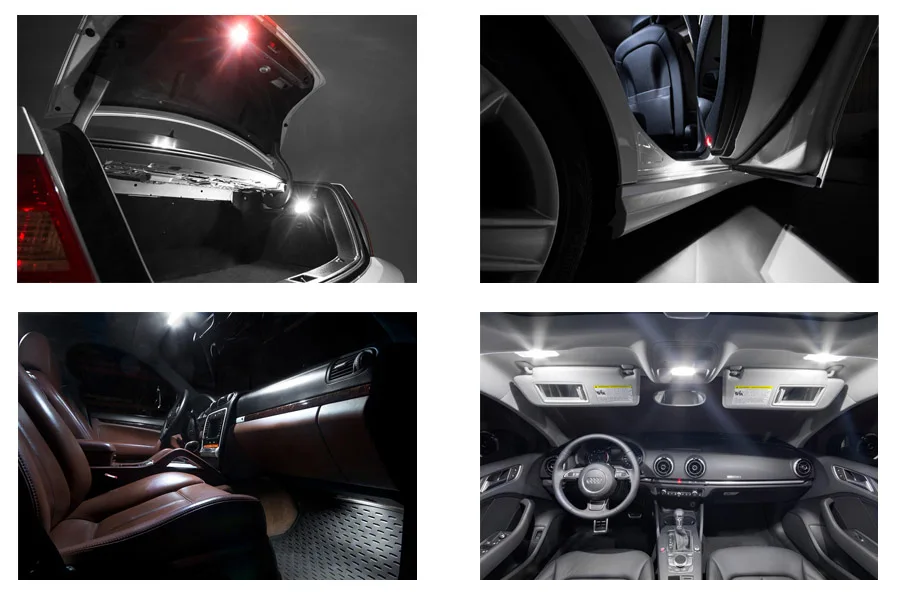 16 шт. ксеноновые Белый Премиум светодиодный интерьер свет комплект для BMW 5 серии F11 2010
