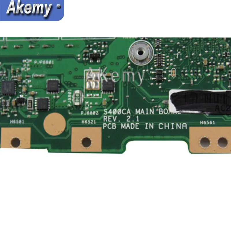 Akemy S400CA материнская плата для ноутбука For Asus S500CA S400C S500C S400 S500 протестированная