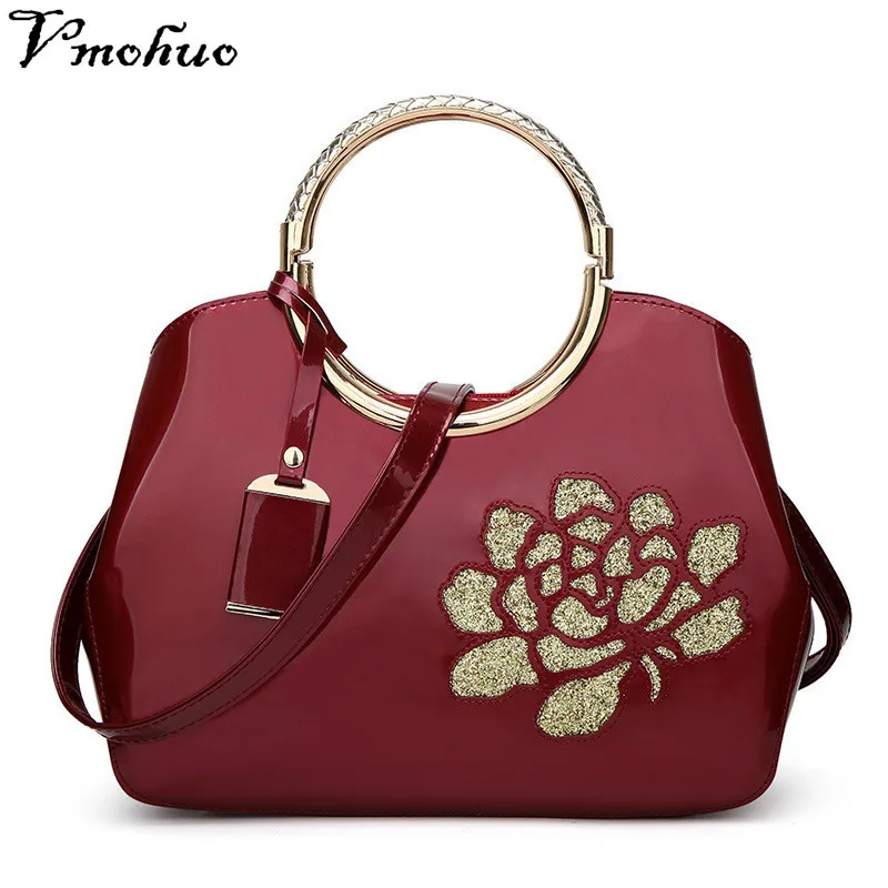 

VMOHUO Solid Patent Leather Women Fashion Bags Ladies Simple Luxury Handbags Casual Shoulder Messenger Bags Sac A Main Tote bag