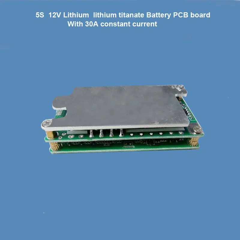 

High quality 5S 12V lithium titanate LTO battery BMS and PCB with 30A cosntant discharge current for electric vehicle