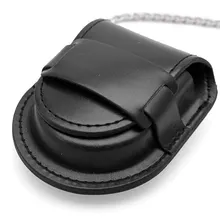 Новая модная винтажная Черная сумка из искусственной кожи для часов, часы, сумка на цепочке, держатель, чехол для хранения часов, коробка